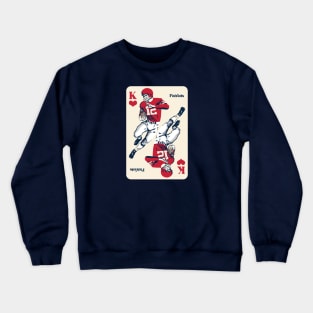 New England Patriots King of Hearts Crewneck Sweatshirt